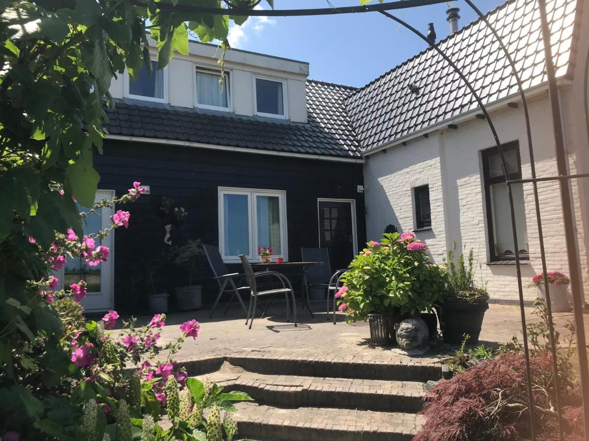 T Huuske Tuinappartement Met Fantastisch Uitzicht, Nabij Zee 宗讷迈勒 外观 照片